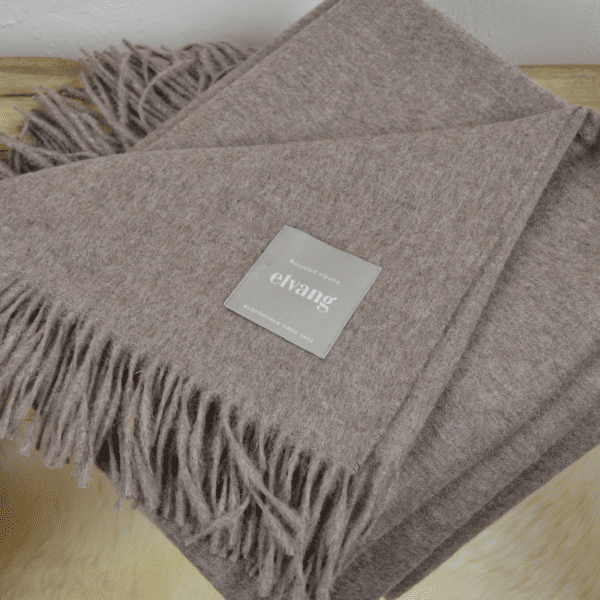 Elvang Classic Plaid Throw Mocca